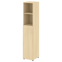 Шкаф высокий узкий левый (1 средний фасад ЛДСП) Yalta LT.SU-1.6 L/R акация лорка